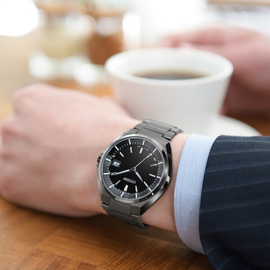 シチズン アテッサ-エコ・ドライブ電波時計|CB3015-53E 画像4